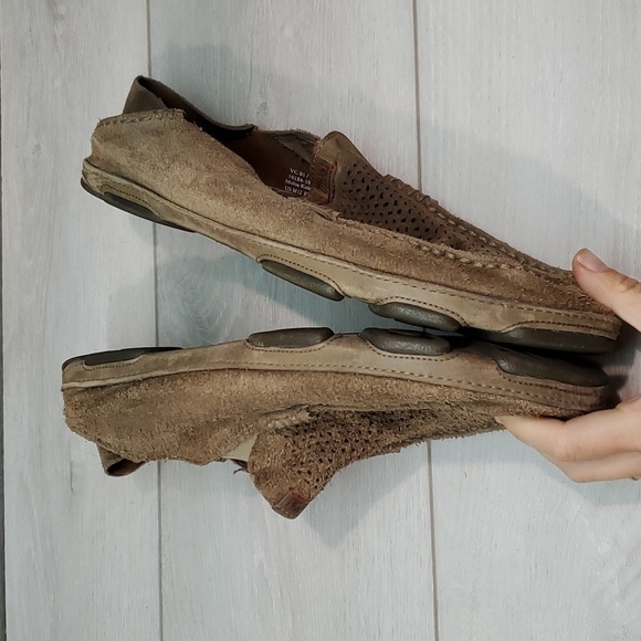 Olukai Mens Moloa Kohana Loafer Suede Slip On shoes sz 12 - Picture 9 of 11